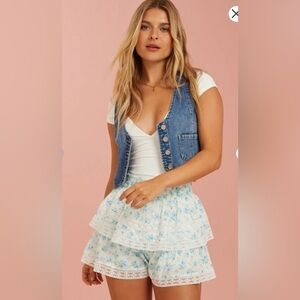 Raleigh Layered lace Shorts